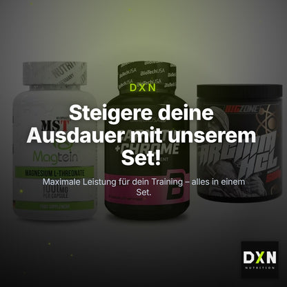 Ausdauer-Set: MST Magnesium + BioTech L-Carnit + Big Zone Arginin – Clean Showcase Plus