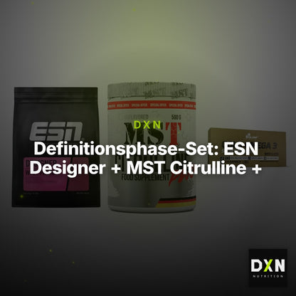 Definitionsphase-Set: ESN Designer + MST Citrulline + Olimp Omega 3 – Clean Showcase Plus