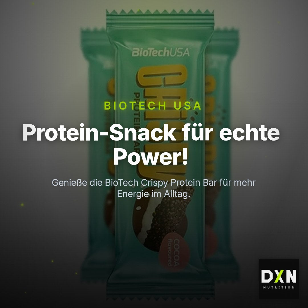 BioTech USA Crispy Protein Bar 16 x 40 g, 640 g – Clean Showcase Plus