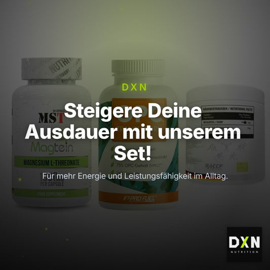 Ausdauer-Set: MST Magnesium + ProFuel OPC + MST Arginine HCL – Clean Showcase Plus