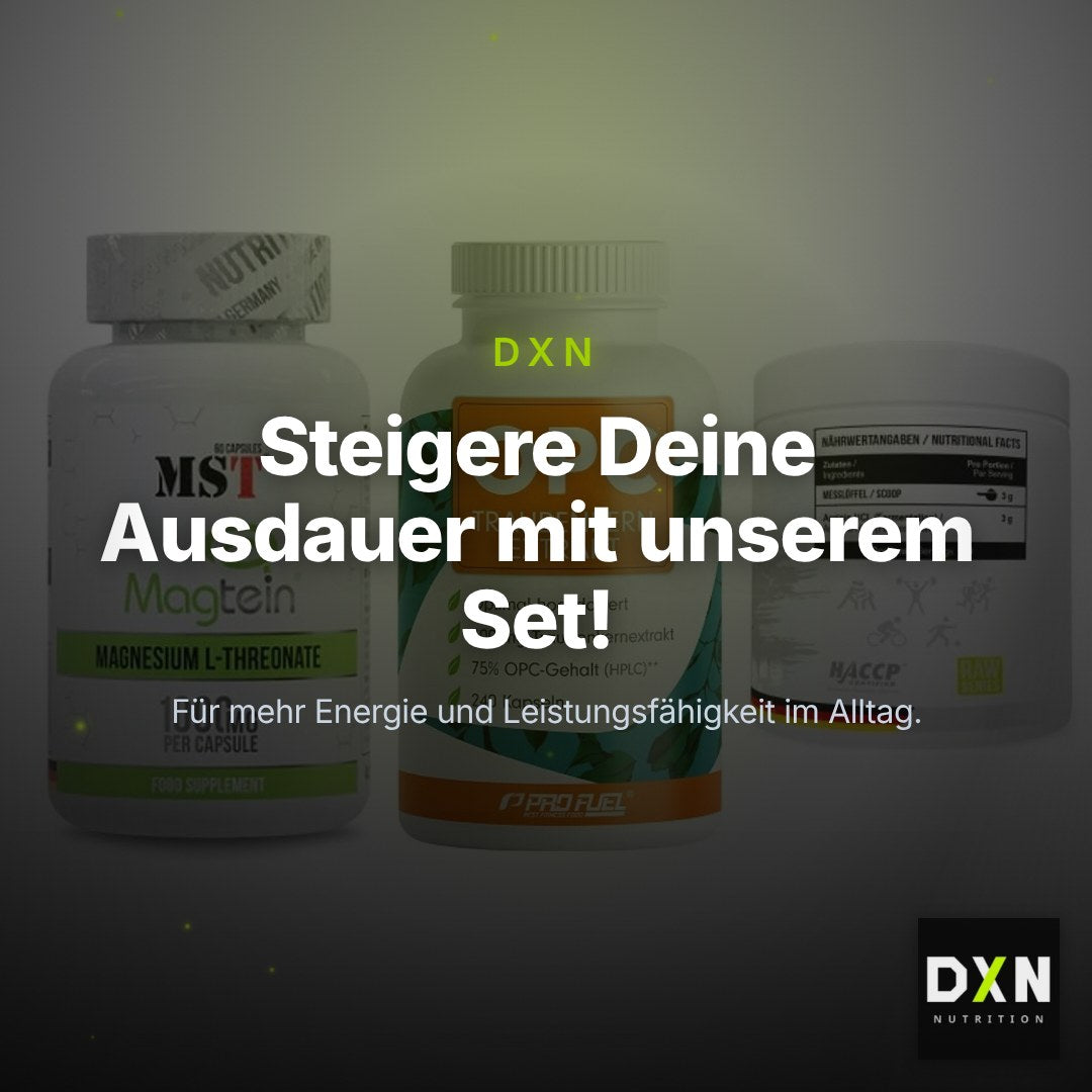 Ausdauer-Set: MST Magnesium + ProFuel OPC + MST Arginine HCL – Clean Showcase Plus