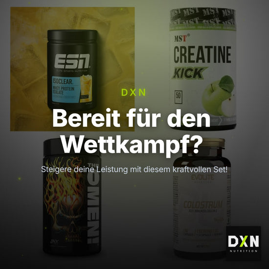 Wettkampfvorbereitung: ESN ISOCLEAR + MST Creatine + 2 weitere – Clean Showcase Plus