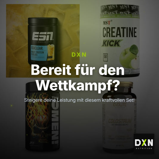 Wettkampfvorbereitung: ESN ISOCLEAR + MST Creatine + 2 weitere – Clean Showcase Plus