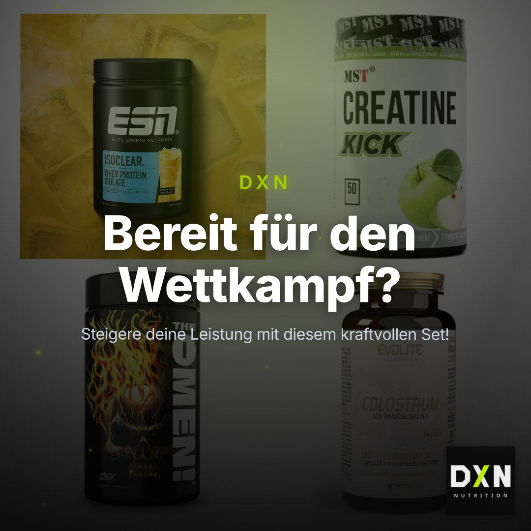 Wettkampfvorbereitung: ESN ISOCLEAR + MST Creatine + 2 weitere – Clean Showcase Plus