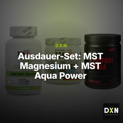 Ausdauer-Set: MST Magnesium + MST Aqua Power + Body Attack – Clean Showcase Plus