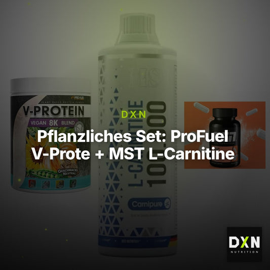 Pflanzliches Set: ProFuel V-Prote + MST L-Carnitine + ESN Zinc – Clean Showcase Plus