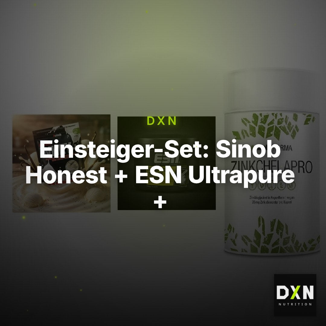 Einsteiger-Set: Sinob Honest + ESN Ultrapure + Sinob Zink – Clean Showcase Plus