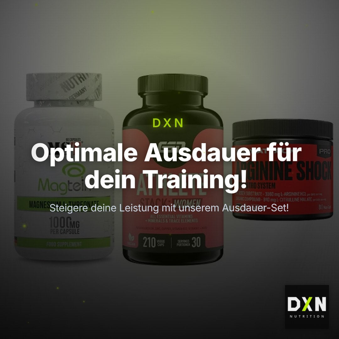 Ausdauer-Set: MST Magnesium + ESN Athlete + Body Attack – Clean Showcase Plus