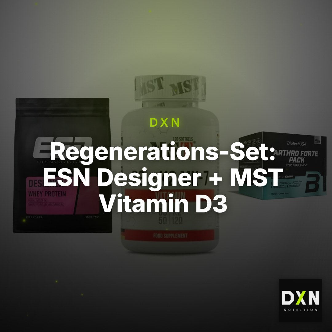 Regenerations-Set: ESN Designer + MST Vitamin D3 + BioTech Arthro – Clean Showcase Plus