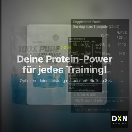 Basis-Set: BioTech 100% Pure Whey + BioTech Magna Shot – Clean Showcase Plus