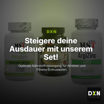 Ausdauer-Set: MST Magnesium + Big Zone Buffere + MST ArgiZinc – Clean Showcase Plus