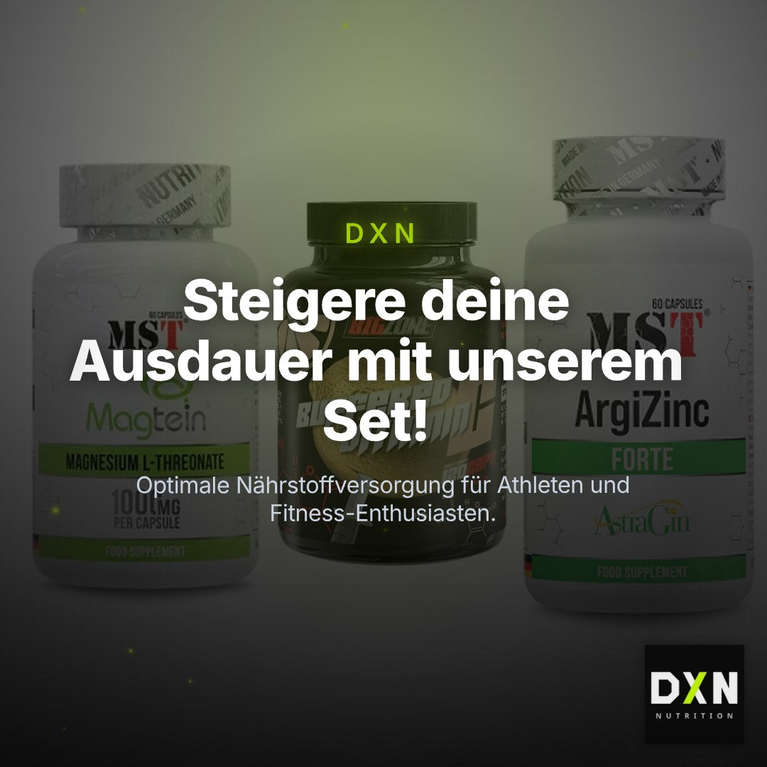 Ausdauer-Set: MST Magnesium + Big Zone Buffere + MST ArgiZinc – Clean Showcase Plus