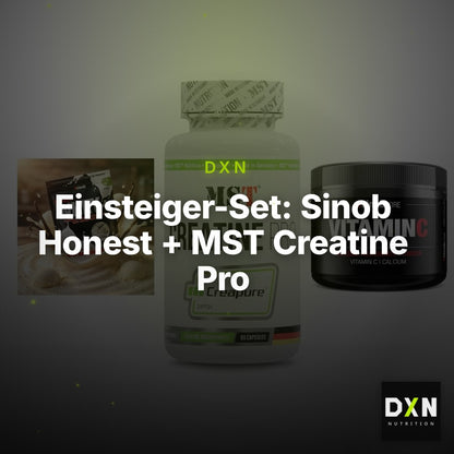 Einsteiger-Set: Sinob Honest + MST Creatine Pro + Sinob Vitamin C – Clean Showcase Plus