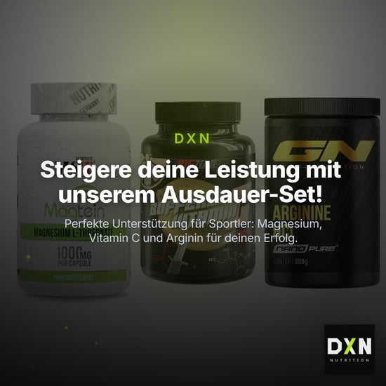 Ausdauer-Set: MST Magnesium + Big Zone Buffere + GN Arginine HCL – Clean Showcase Plus