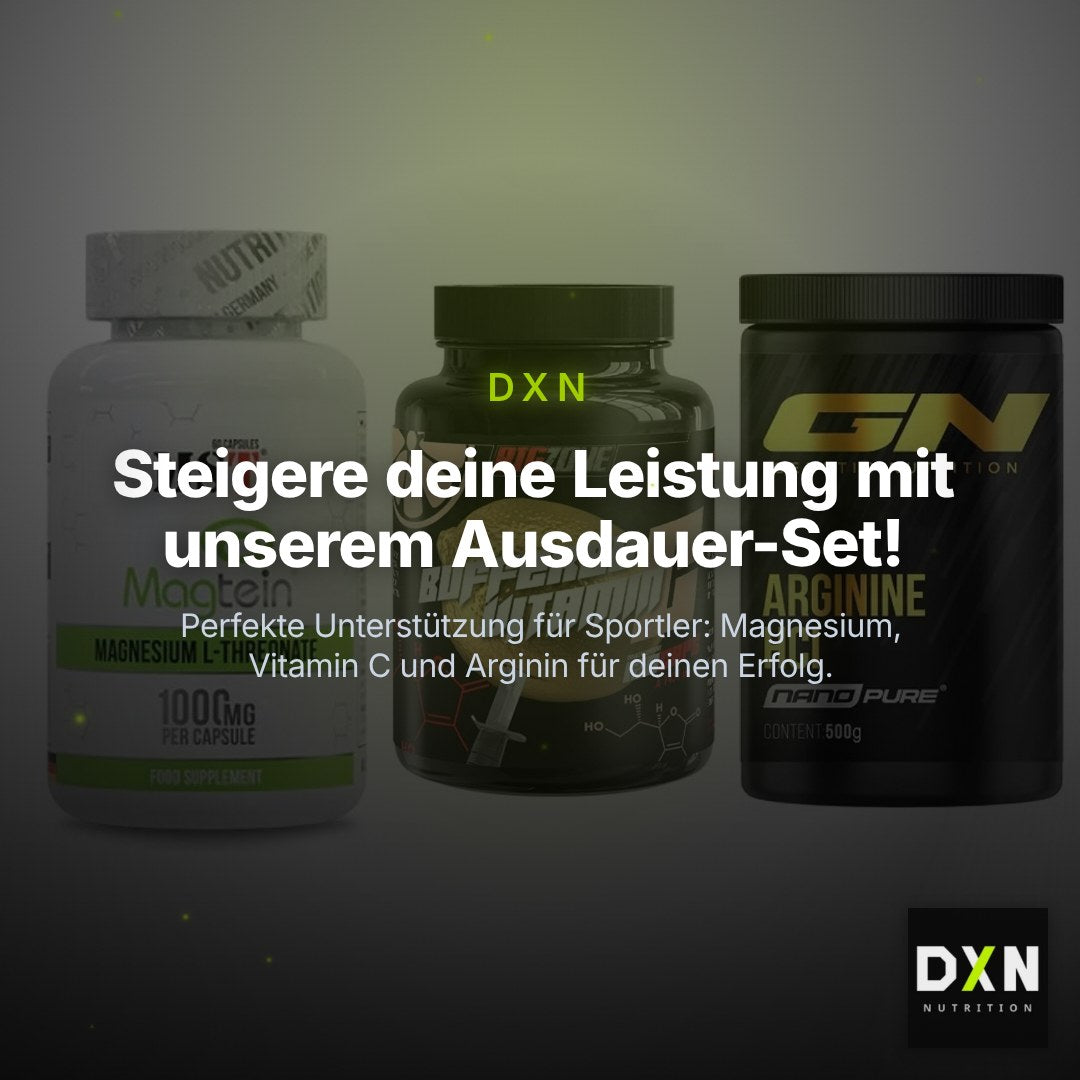 Ausdauer-Set: MST Magnesium + Big Zone Buffere + GN Arginine HCL – Clean Showcase Plus