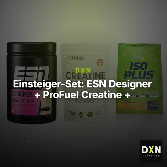 Einsteiger-Set: ESN Designer + ProFuel Creatine + Olimp Iso Plus – Clean Showcase Plus
