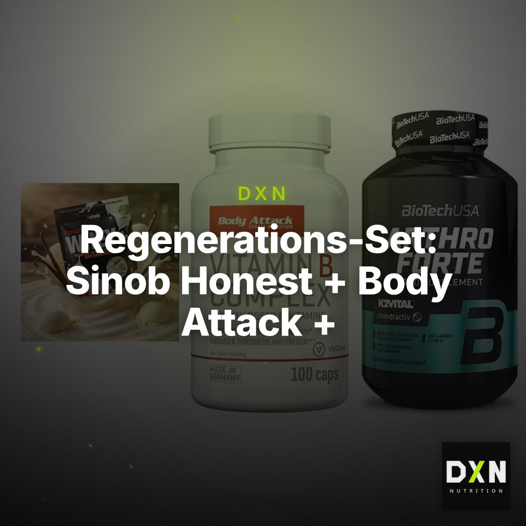 Regenerations-Set: Sinob Honest + Body Attack + BioTech Arthro – Clean Showcase Plus