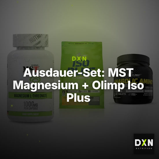 Ausdauer-Set: MST Magnesium + Olimp Iso Plus + Olimp Anabolic – Clean Showcase Plus