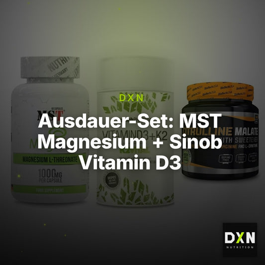 Ausdauer-Set: MST Magnesium + Sinob Vitamin D3 + BioTech Citrulli – Clean Showcase Plus