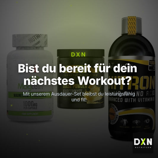 Ausdauer-Set: MST Magnesium + GN Base Powder + BioTech Liquid – Clean Showcase Plus