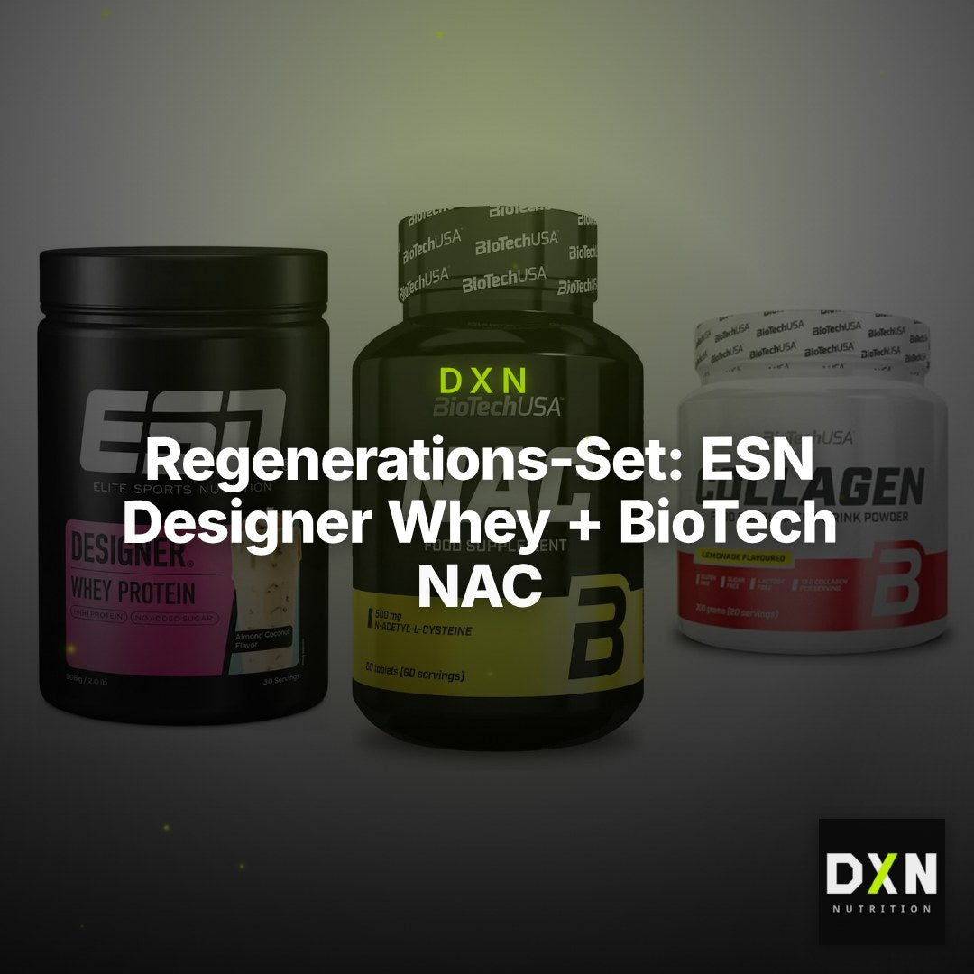 Regenerations-Set: ESN Designer Whey + BioTech NAC + BioTech Collagen – Clean Showcase Plus