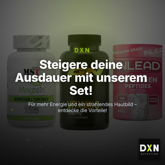 Ausdauer-Set: MST Magnesium + GN Vitamin C + INLEAD Collagen – Clean Showcase Plus