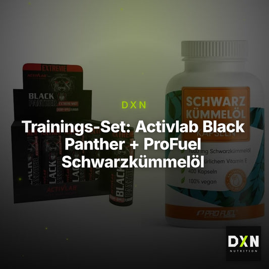 Trainings-Set: Activlab Black Panther + ProFuel Schwarzkümmelöl – Clean Showcase Plus