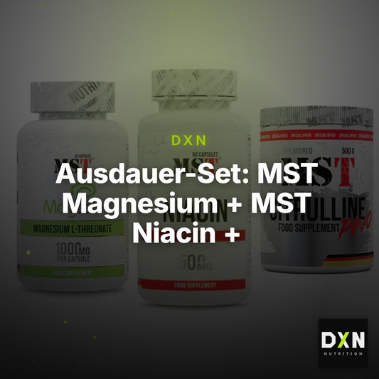 Ausdauer-Set: MST Magnesium + MST Niacin + MST Citrulline – Clean Showcase Plus