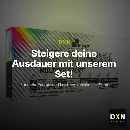 Ausdauer-Set: MST Magnesium + Olimp Vita-Min + NNT Arginin – Clean Showcase Plus