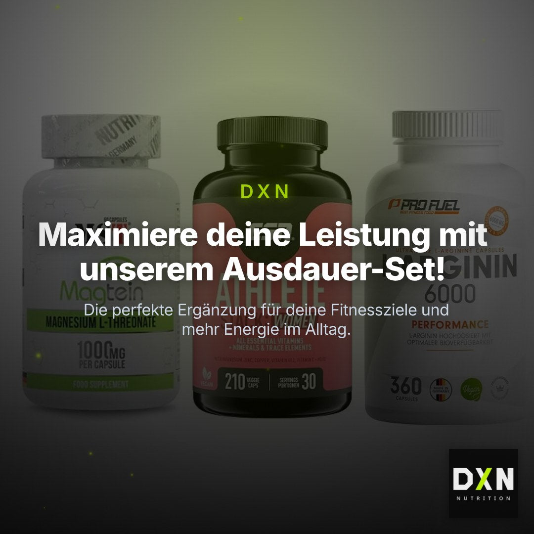 Ausdauer-Set: MST Magnesium + ESN Athlete + ProFuel L-Argini – Clean Showcase Plus