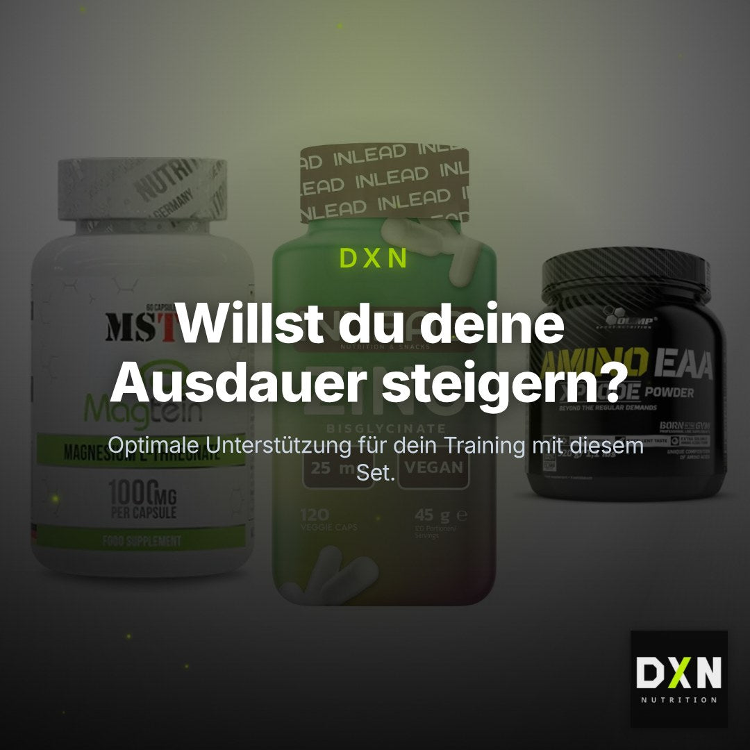 Ausdauer-Set: MST Magnesium + INLEAD Zink + Olimp Amino EAA – Clean Showcase Plus