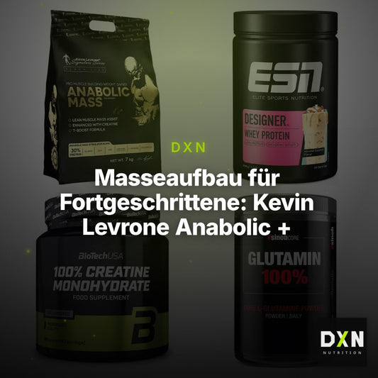 Masseaufbau für Fortgeschrittene: Kevin Levrone Anabolic + 3 weitere – Clean Showcase Plus