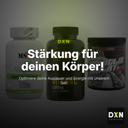 Ausdauer-Set: MST Magnesium + GN Vitamin C + Big Zone Citrull – Clean Showcase Plus