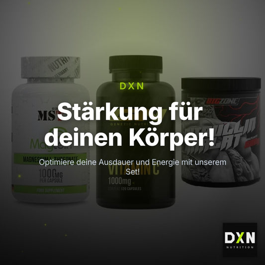 Ausdauer-Set: MST Magnesium + GN Vitamin C + Big Zone Citrull – Clean Showcase Plus