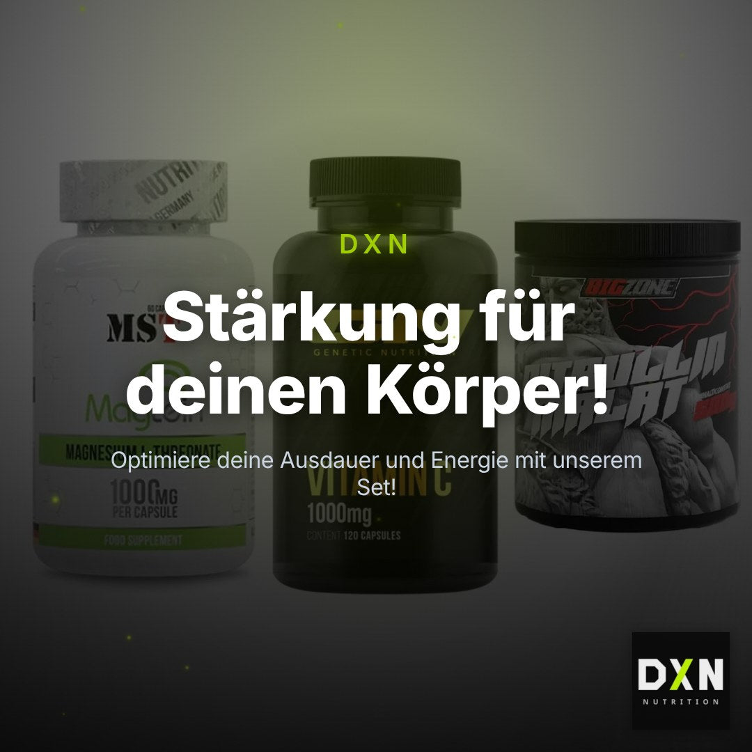 Ausdauer-Set: MST Magnesium + GN Vitamin C + Big Zone Citrull – Clean Showcase Plus