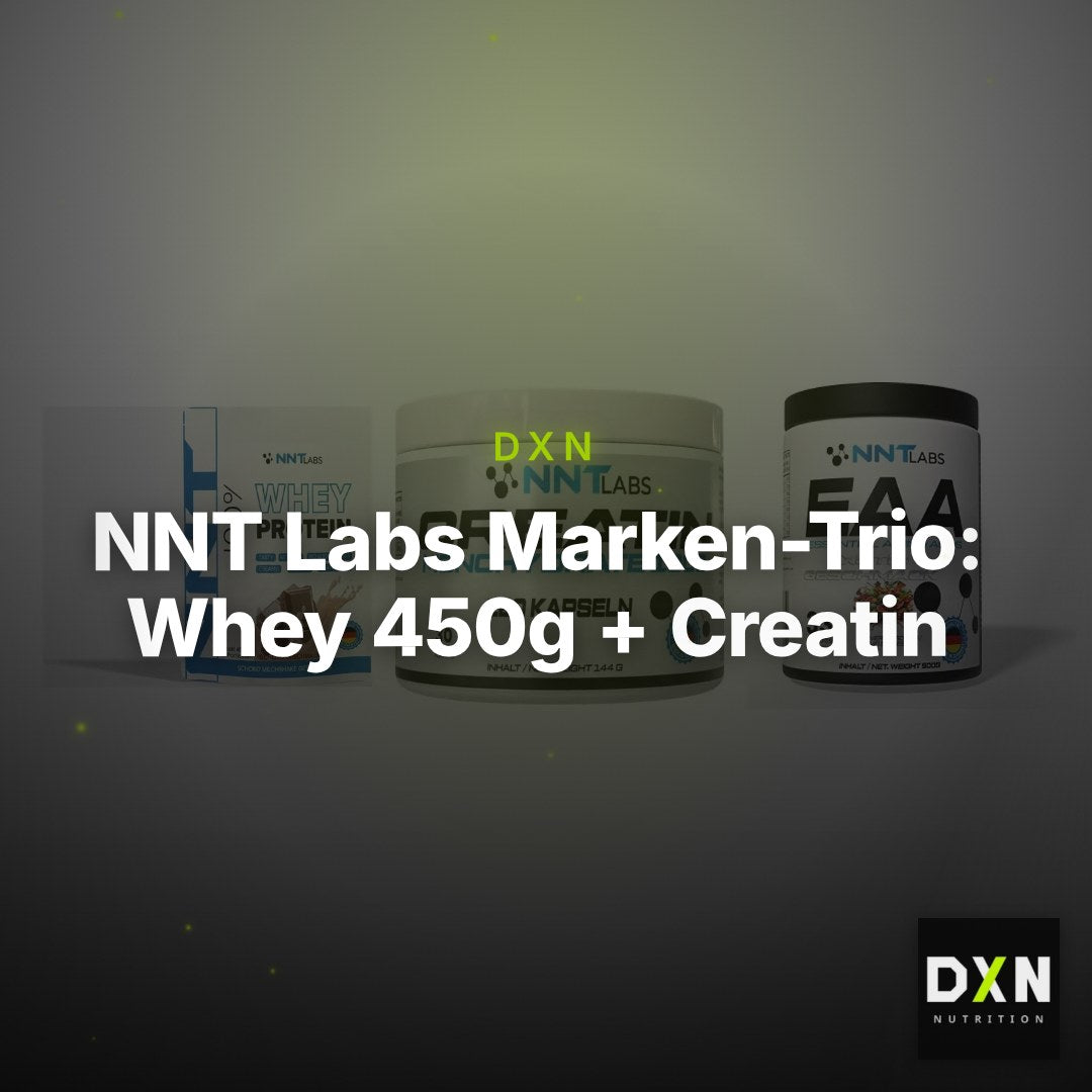 NNT Labs Marken-Trio: Whey 450g + Creatin 1000 + EAA 500g – Clean Showcase Plus