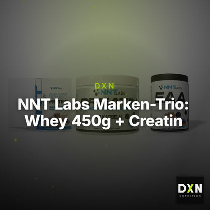 NNT Labs Marken-Trio: Whey 450g + Creatin 1000 + EAA 500g – Clean Showcase Plus