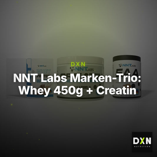 NNT Labs Marken-Trio: Whey 450g + Creatin 1000 + EAA 500g – Clean Showcase Plus