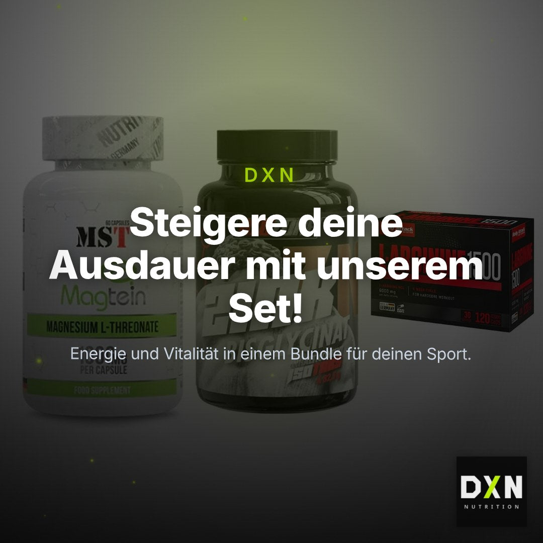 Ausdauer-Set: MST Magnesium + Big Zone Zink + Body Attack – Clean Showcase Plus