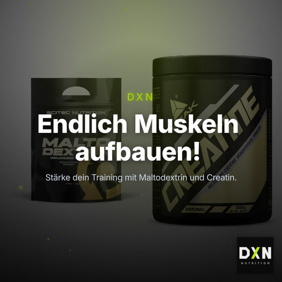 Masseaufbau-Set: Scitec Maltodextrin 2000g + Peak Creatin Powder – Clean Showcase Plus