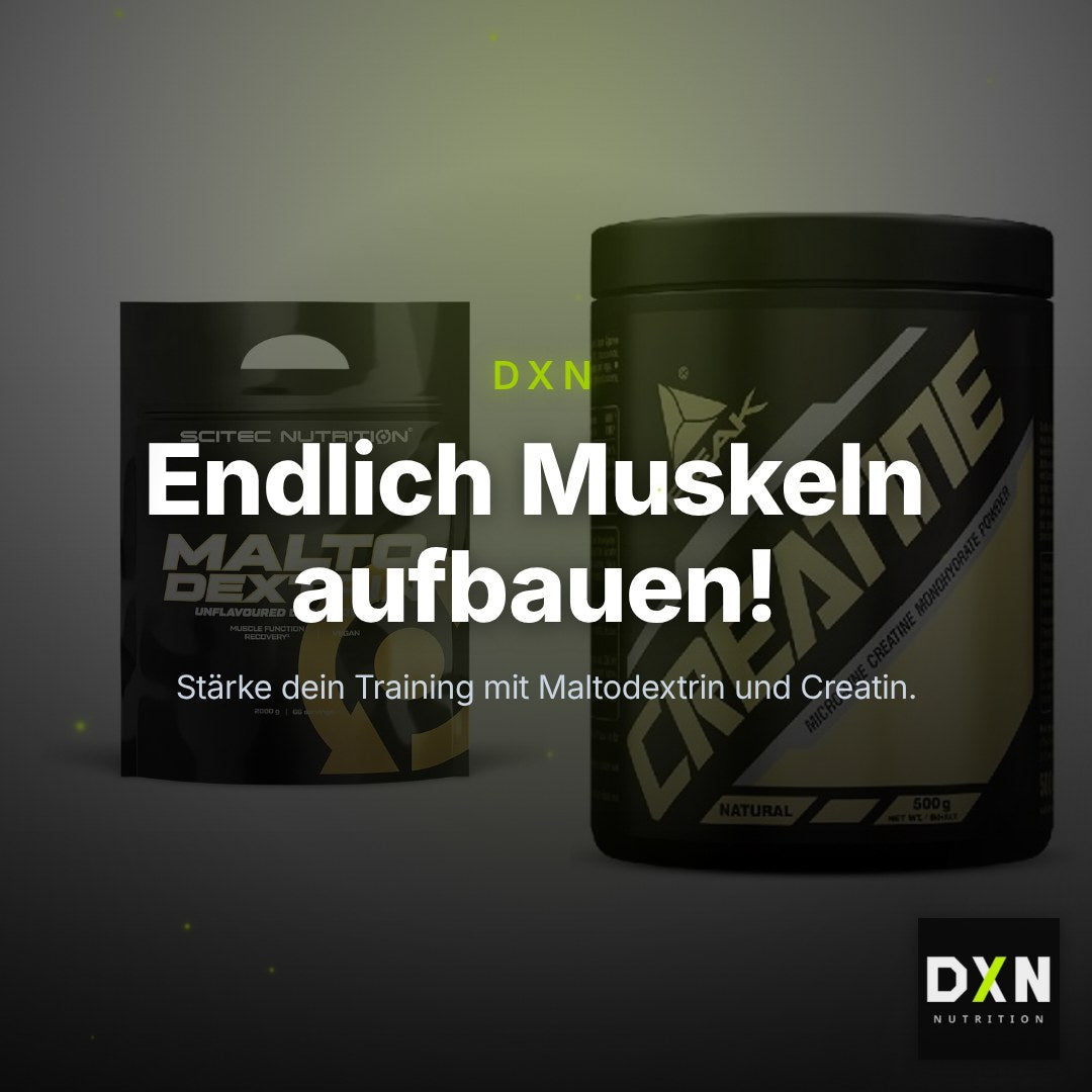 Masseaufbau-Set: Scitec Maltodextrin 2000g + Peak Creatin Powder – Clean Showcase Plus