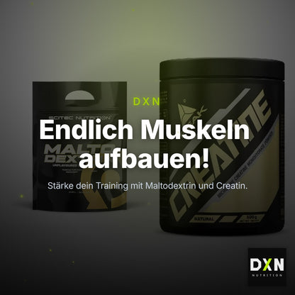 Masseaufbau-Set: Scitec Maltodextrin 2000g + Peak Creatin Powder – Clean Showcase Plus