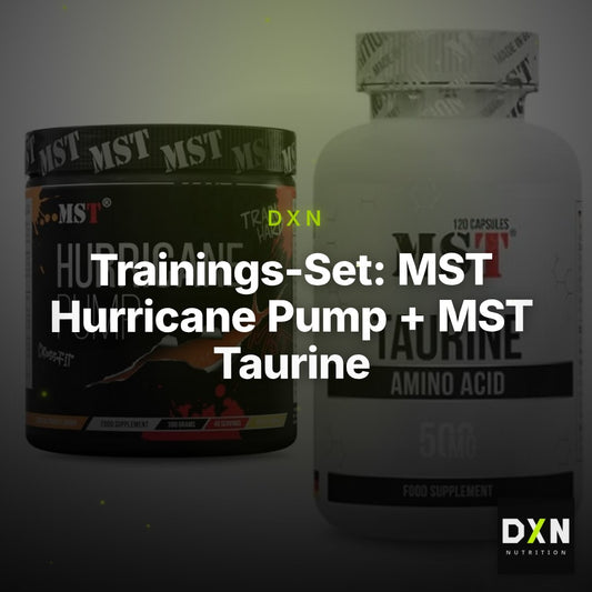 Trainings-Set: MST Hurricane Pump + MST Taurine – Clean Showcase Plus