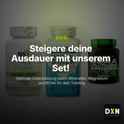 Ausdauer-Set: MST Magnesium + INLEAD Mineral + Scitec BCAA – Clean Showcase Plus