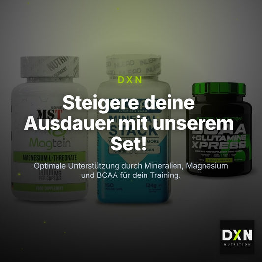 Ausdauer-Set: MST Magnesium + INLEAD Mineral + Scitec BCAA – Clean Showcase Plus