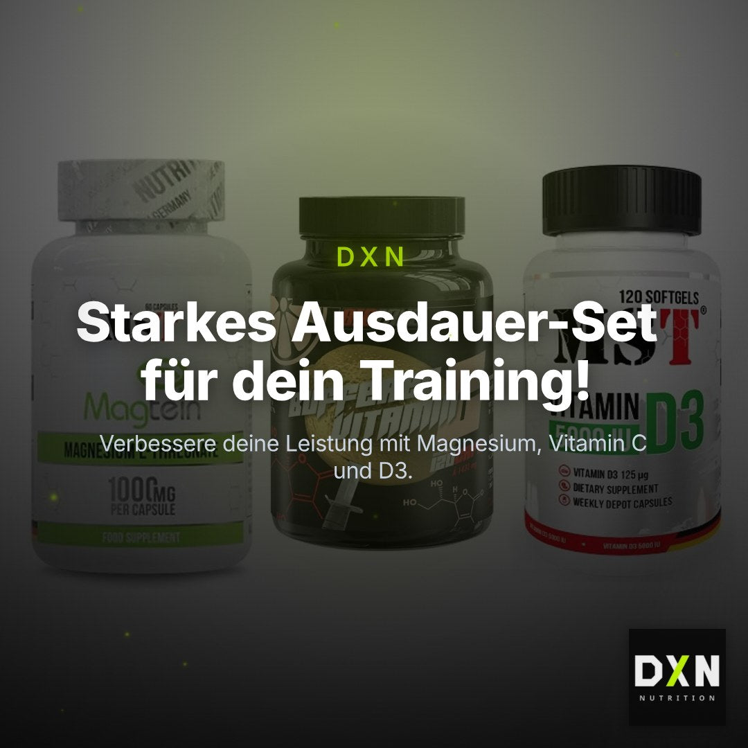 Ausdauer-Set: MST Magnesium + Big Zone Buffere + MST Vitamin D3 – Clean Showcase Plus
