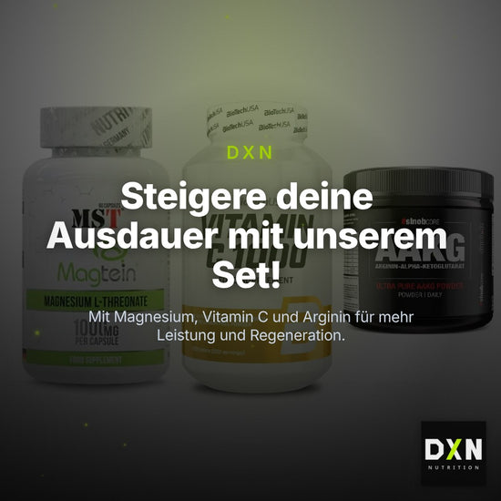 Ausdauer-Set: MST Magnesium + BioTech Vitamin + Sinob Core – Clean Showcase Plus