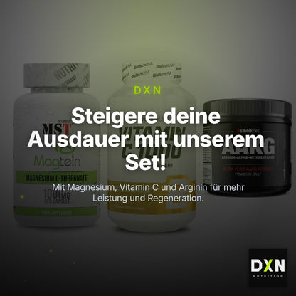 Ausdauer-Set: MST Magnesium + BioTech Vitamin + Sinob Core – Clean Showcase Plus