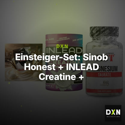 Einsteiger-Set: Sinob Honest + INLEAD Creatine + MST Magnesium – Clean Showcase Plus