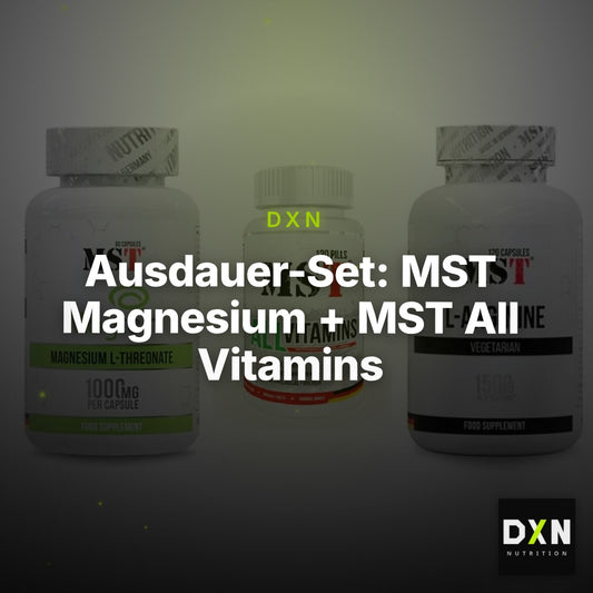 Ausdauer-Set: MST Magnesium + MST All Vitamins + MST L-Arginine – Clean Showcase Plus